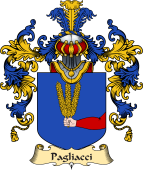 Italian Family Coat of Arms (v.25a) Pagliacci