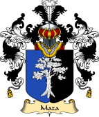 Italian Family Coat of Arms (v.25a) Maza