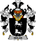 Irish Family Coat of Arms (v.25b) Neilan or O'Neylan