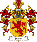 German Wappen Coat of Arms (v.25) Düren (von)