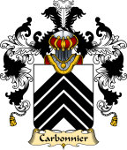 French Family Coat of Arms (v.25) Carbonnier