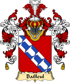 French Family Coat of Arms (v.25) Bailleul