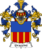 Italian Family Coat of Arms (v.25b) Grazzini