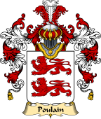 French Family Coat of Arms (v.25) Poulain