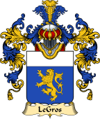 French Family Coat of Arms (v.25) Gros (le)