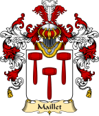 French Family Coat of Arms (v.25) Maillet
