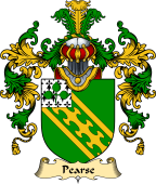Irish Family Coat of Arms (v.25a) Pearse