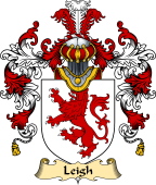 Irish Family Coat of Arms (v.25a) Leigh