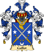French Family Coat of Arms (v.25) Caillot
