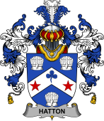 Irish Family Coat of Arms (v.25b) Hatton or McIlhatton