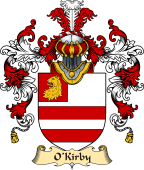Irish Family Coat of Arms (v.25a) O'Kirby