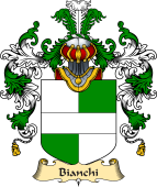 Italian Family Coat of Arms (v.25a) Bianchi