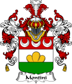 Italian Family Coat of Arms (v.25b) Montini