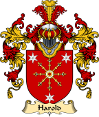 Irish Family Coat of Arms (v.25a) Harold or Harrell