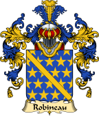French Family Coat of Arms (v.25) Robineau