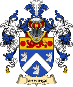 Irish Family Coat of Arms (v.25a) Jennings or Jennyns