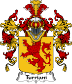 Italian Family Coat of Arms (v.25b) Turriani
