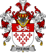 Irish Family Coat of Arms (v.25b) Fitz-Roe