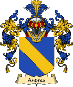Italian Family Coat of Arms (v.25a) Andrea