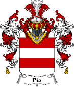 Italian Family Coat of Arms (v.25b) Pio