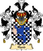 Irish Family Coat of Arms (v.25a) Hand
