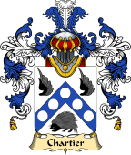 French Family Coat of Arms (v.25) Chartier