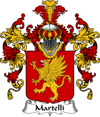Italian Family Coat of Arms (v.25b) Martelli