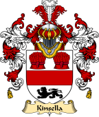 Irish Family Coat of Arms (v.25a) Kinsella or Kinsellagh
