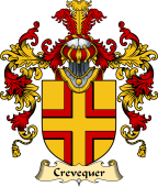 Welsh Family Coat of Arms (v.25) Crevequer (or Crevecoeur, Flint)