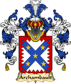 French Family Coat of Arms (v.25) Archambault