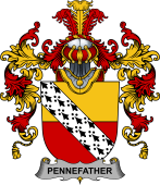 Irish Family Coat of Arms (v.25b) Pennefather