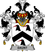 Irish Family Coat of Arms (v.25b) Daunt