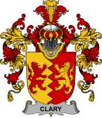 Irish Family Coat of Arms (v.25b) Clary or O'Clary