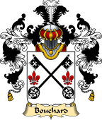 French Family Coat of Arms (v.25) Bouchard I