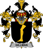 Irish Family Coat of Arms (v.25b) Gillman
