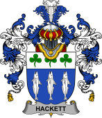 Irish Family Coat of Arms (v.25b) Hackett