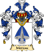 French Family Coat of Arms (v.25) Moreau II