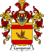 Italian Family Coat of Arms (v.25b) Camporesi