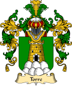 Italian Family Coat of Arms (v.25a) Torre