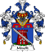 Italian Family Coat of Arms (v.25b) Minelli