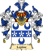 French Family Coat of Arms (v.25) Lepin (e)