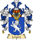 Italian Family Coat of Arms (v.25a) Longoni