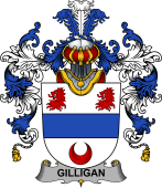 Irish Family Coat of Arms (v.25b) Gilligan or McGilligan