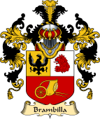 Italian Family Coat of Arms (v.25a) Brambilla