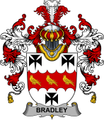 Irish Family Coat of Arms (v.25b) Bradley