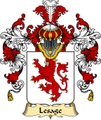 French Family Coat of Arms (v.25) Lesage (Sage le) II