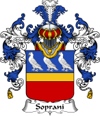 Italian Family Coat of Arms (v.25b) Soprani