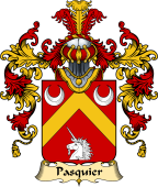 French Family Coat of Arms (v.25) Pasquier