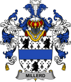 Irish Family Coat of Arms (v.25b) Millerd