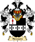 Irish Family Coat of Arms (v.25a) Newsam or Newsom
